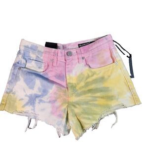 BlankNYC Size 25 The Barrow Vintage High-Rise Distressed Denim Jean Shorts